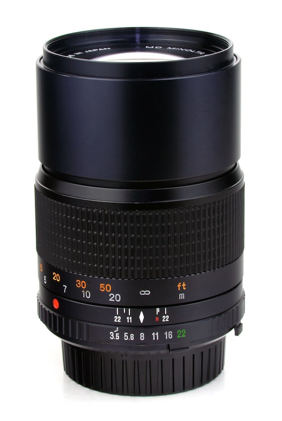 Minolta MD 135mm F/3.5 Celtic Telephoto Lens - Etsy