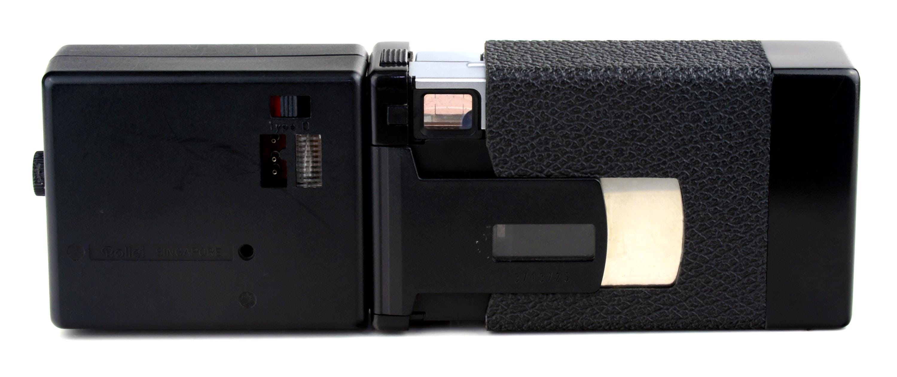 Rollei A26 Camera With Original Flash C26 126 Format Black Paint