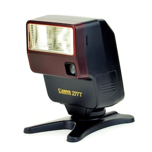 Canon 277T Speedlite Flash: Vintage SLR Camera Strobe w/ Case