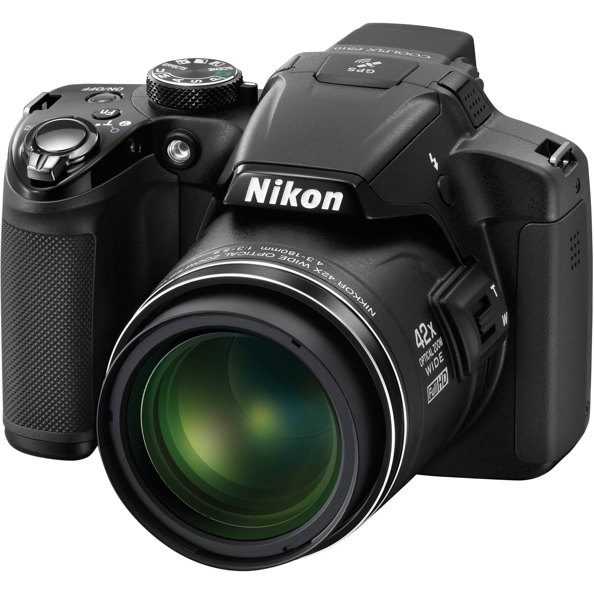 Nikon Coolpix P510 Digital Camera 16.1 MP W 4.3-180mm F/3