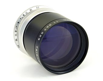 Schneider-Kreuznach 135mm f/4 Tele-Xenar Black Barrel Telephoto Lens for Retina NiCE!