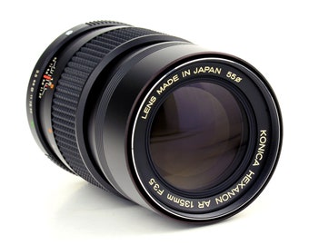 Konica AR Hexanon 135mm f/3.5 Telephoto Lens: Sharp ILC Mirrorless