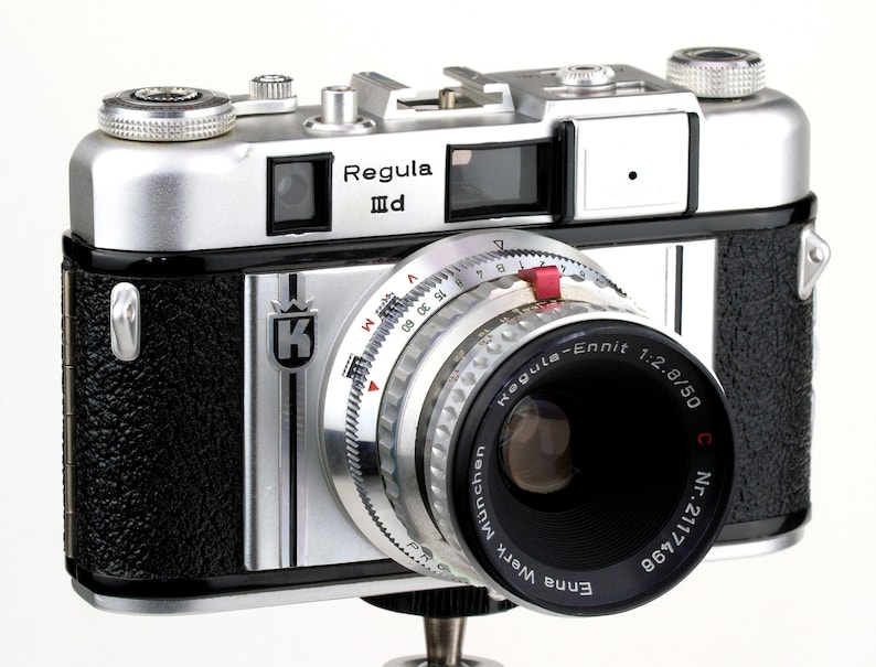Regula III d Rangefinder Camera w 50mm f/2.8 C Regula-Ennit EWM Lens 35mm Film Camera WoRKS WeLL REaLLY NiCE image 1