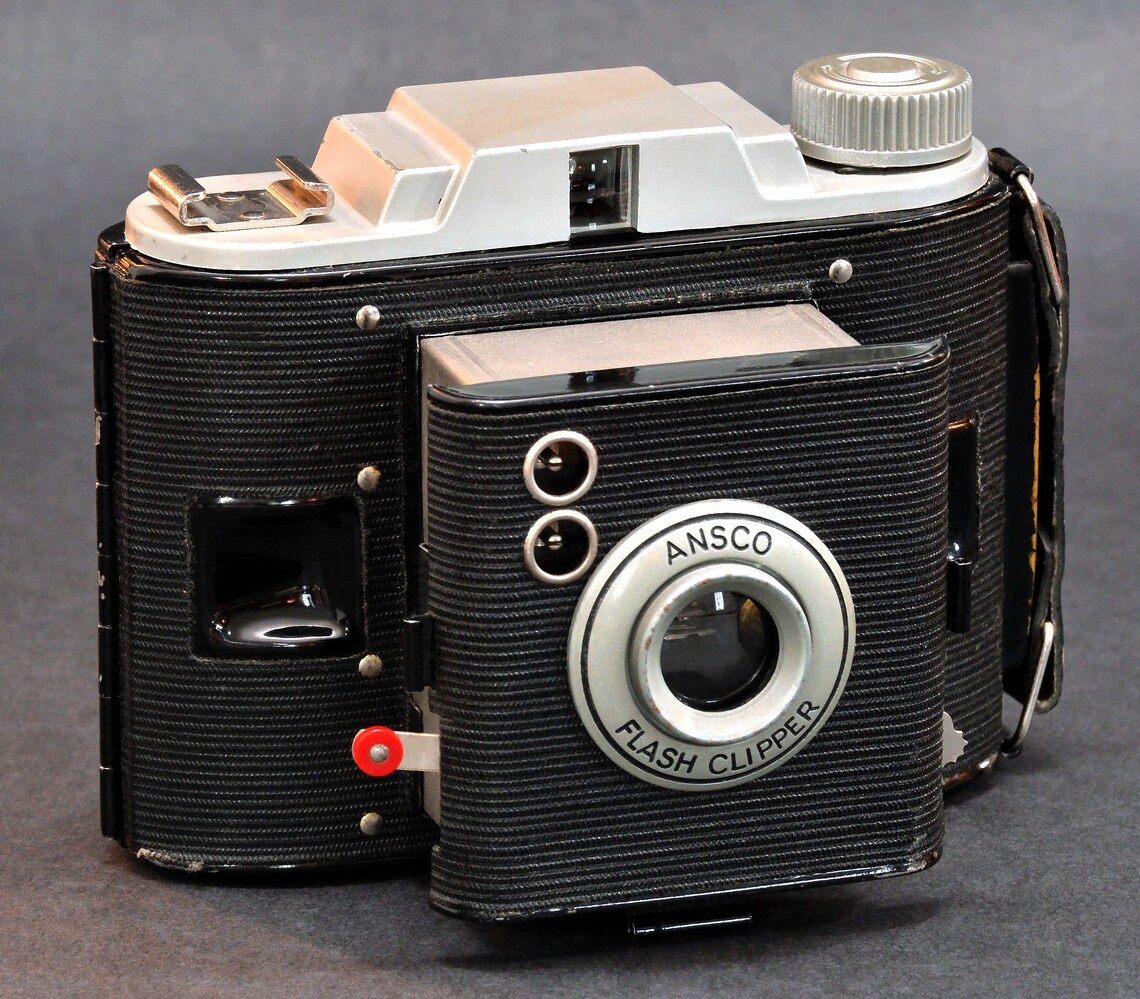 Ansco Flash Clipper Folding Camera W 80mm F/4.5 Agfa Etsy