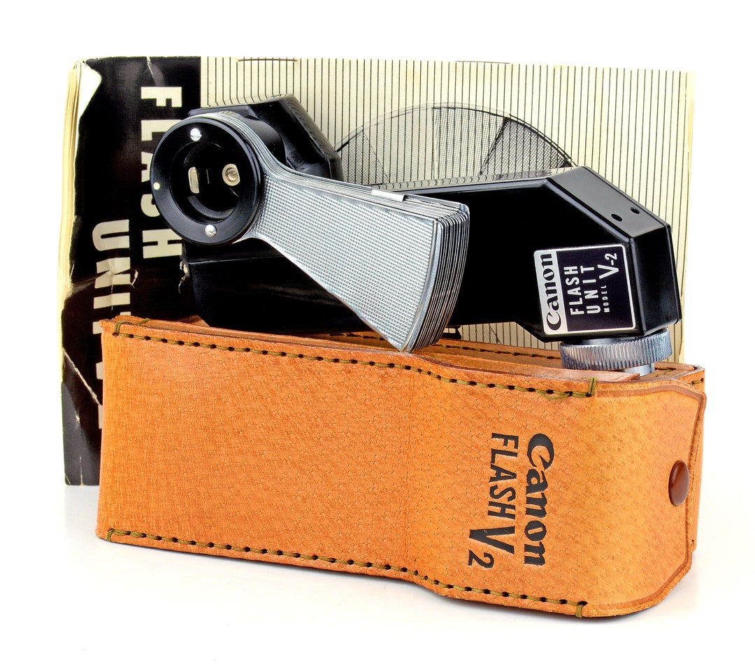 Canon Flash Unit Model V2 for Rangefinder 7 Canonflex Appears Etsy