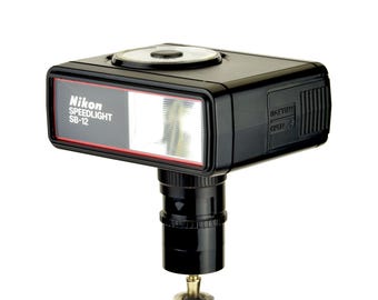 Nikon F3 Speedlight SB-12 TTL Flash: Nikon 35mm SLR Film Camera