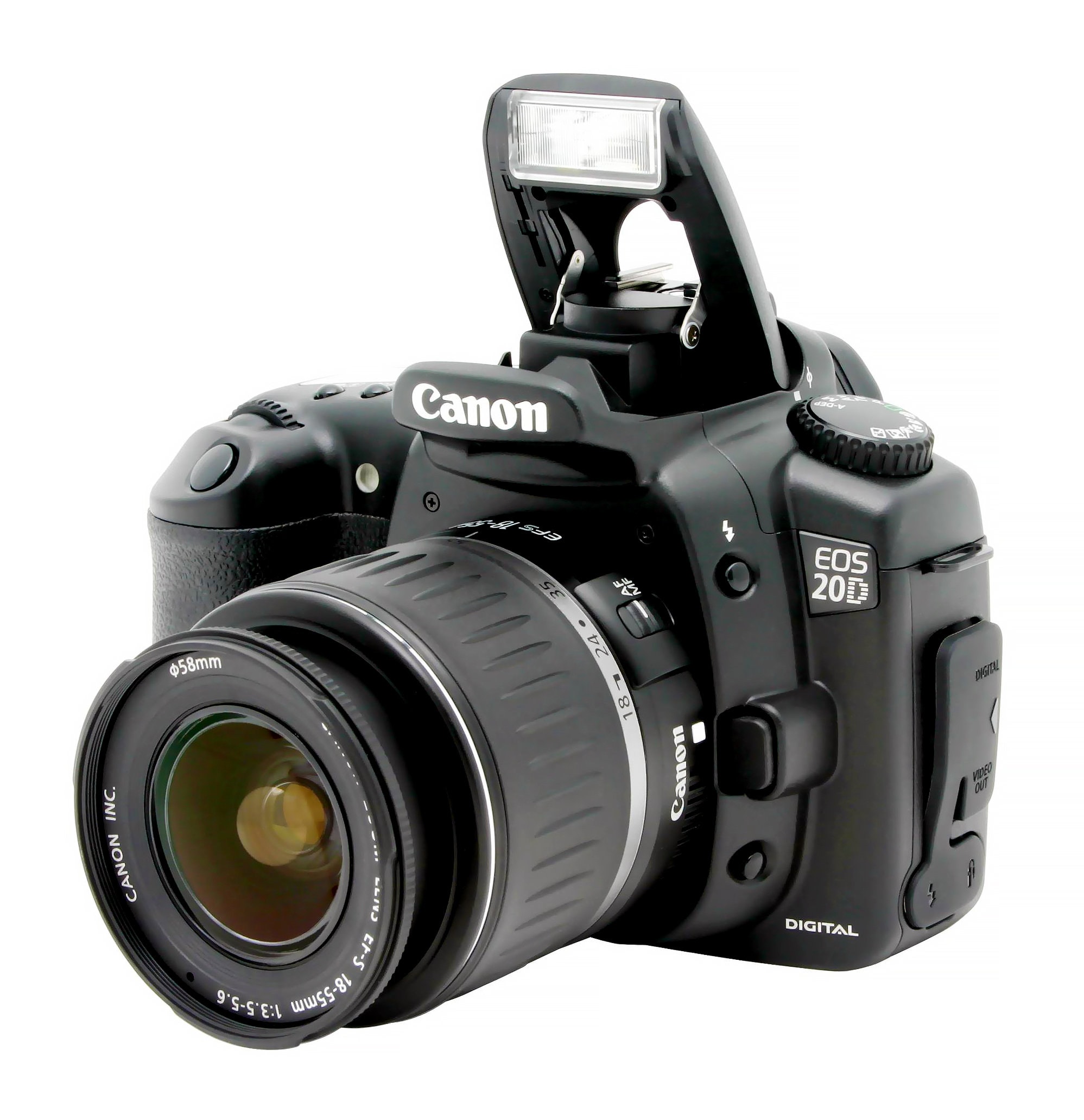 Canon E0S 20D DSLR and Canon EF-S 18-55mm F/3.5-5.6 Macro picture
