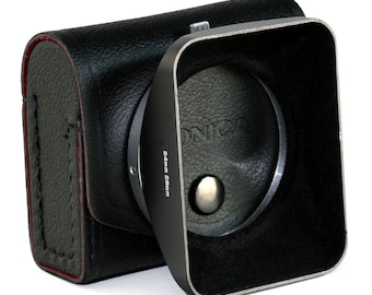Konica AR Lens Hood: 24mm & 28mm Prime Lenses, Metal Shade, Original Case