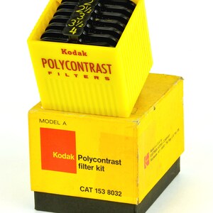 Kodak Polycontrast Filter Kit Model A IOB NiCE!