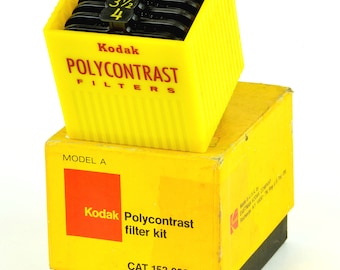 Kodak Polycontrast Filter Kit Model A IOB NiCE!