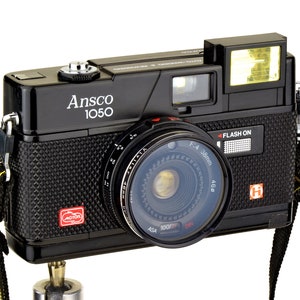 Ansco 1050 Motor 35mm Camera w 38mm f/4 Prime Lens Collectible Rare Works Well PReTTY NiCE image 1