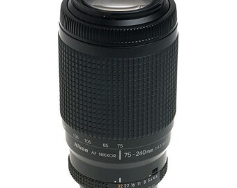 Nikkor Af Ais 75 240mm F 4 5 5 6 D Telephoto Zoom Lens Digital Etsy