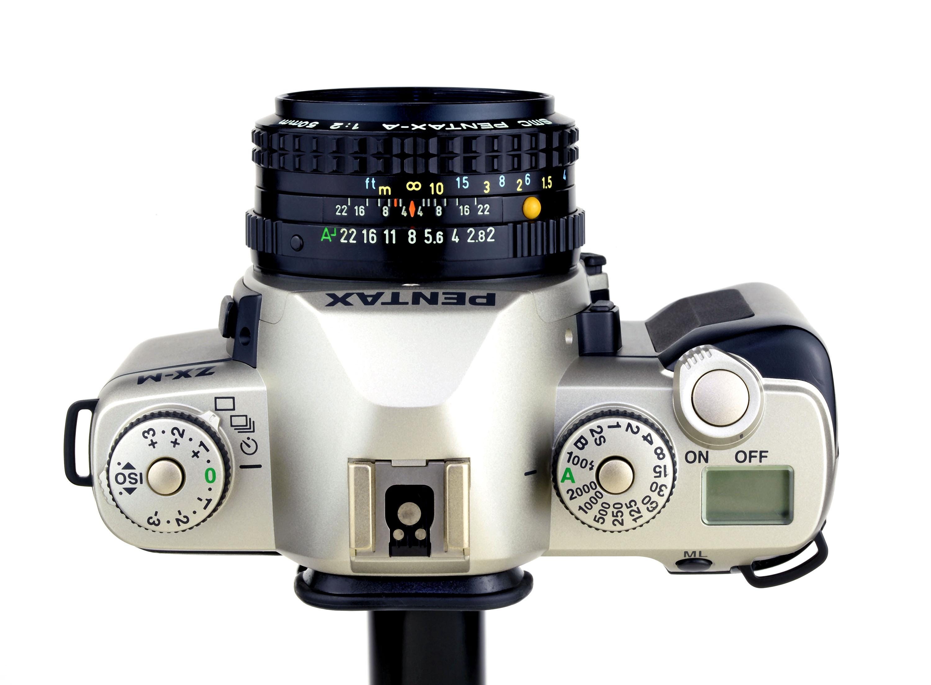 Pentax ZX-M 35mm SLR Film Camera W/ 50mm F/2 Lens - Mint