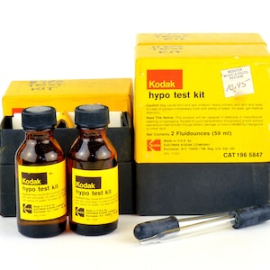Kodak Hypo Test Kits 3X IOB Darkroom Supply Film Development NiCE!