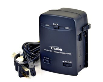 Canon CH-900 A Dual Battery Charger / Holder Works Well REaLLY NiCE!