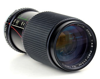 Olympus OM 80-205mm Telephoto Zoom Lens - Super Albinar MC Macro 1:4