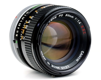 Canon FD 50mm f/1.4 SSC Prime Lens 4 AE-1 Program A-1 F-1 t90 t70 REaLLY NiCE NEaR MiNTY!