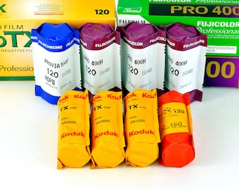 Fujifilm Kodak 120 Roll Film 8x Lot NOS MiNTY!