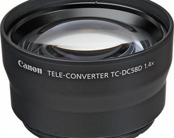 Canon Tele-converter TC-DC58C 2x Teleconverter Auxiliary Canon Tele-converter TC-DC58C 2x Teleconverter Auxiliary