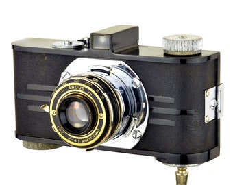 Argus A 35mm Camera w 50mm f/4.5 Anastigmat Lens Art Deco Styling WoRKS WeLL NiCE!