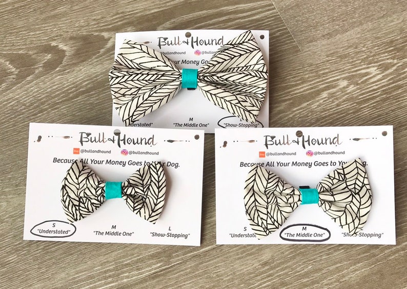 Turquoise Feather Forest Bow Tie