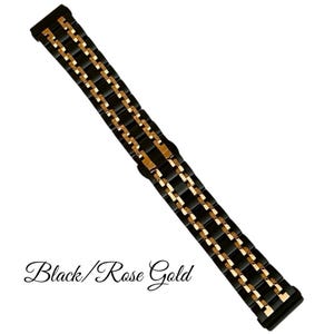 Stainless Steel 20MM Watchband Compatible with Fitbit Versa Watch : Color Options image 9