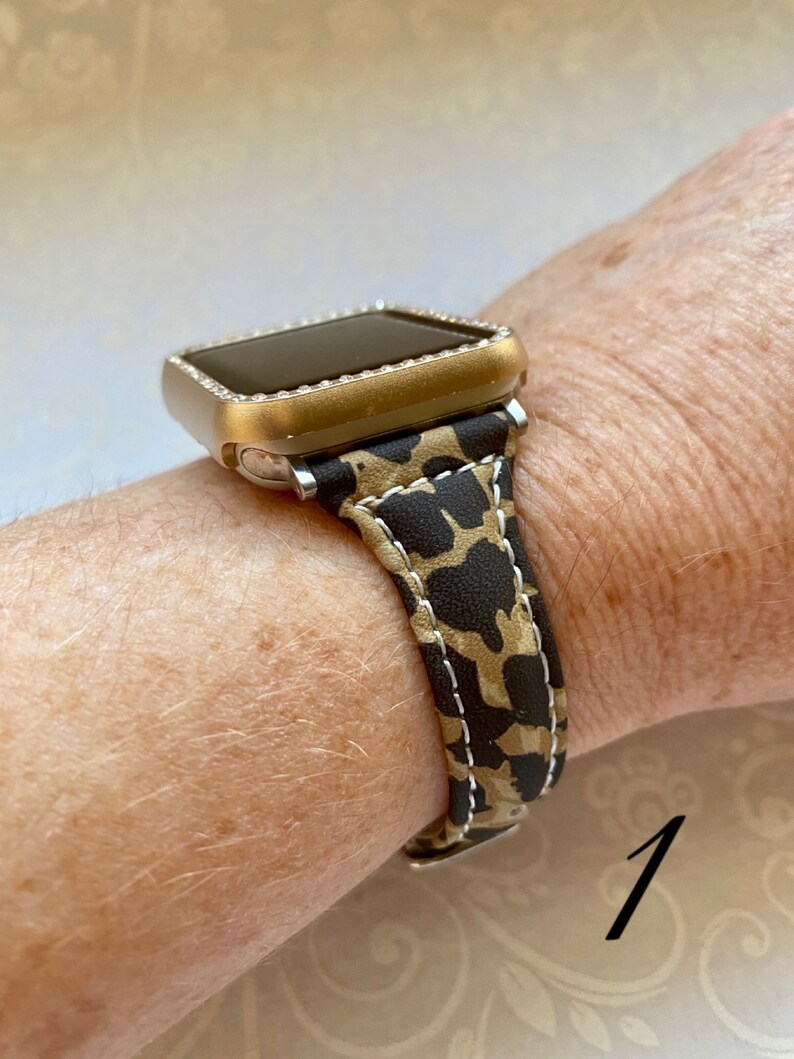 apple watch band cow print