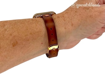 Google Pixel Leather Watch Band: Dark Brown or Cheetah