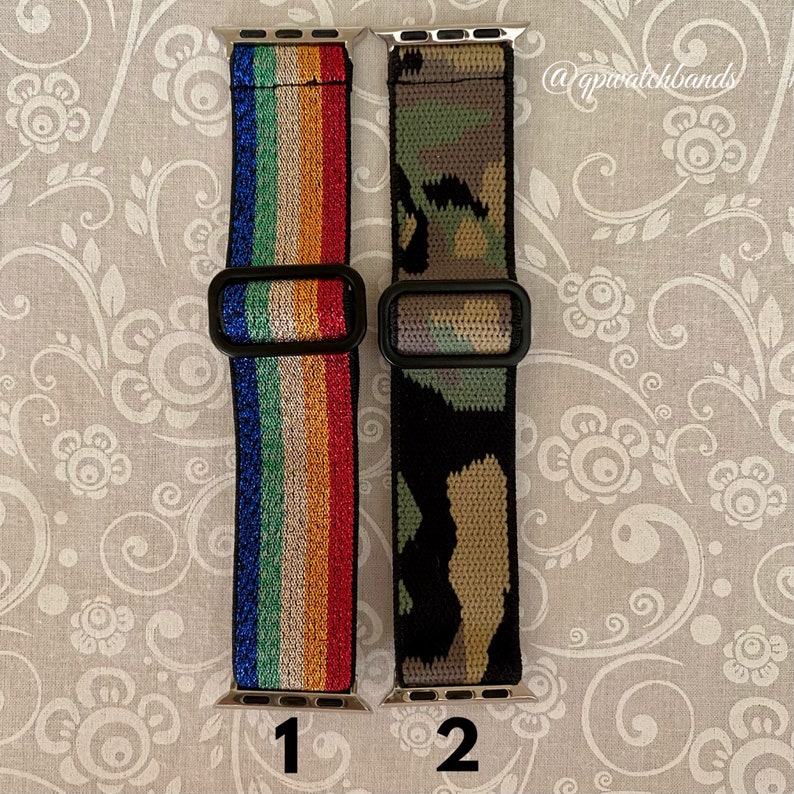 Apple Watch Band Elastic Adjustable Soft Comfortable Light Etsy