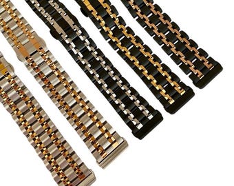 Fitbit Versa/Sense Watch Band: Stainless Steel 7 Link