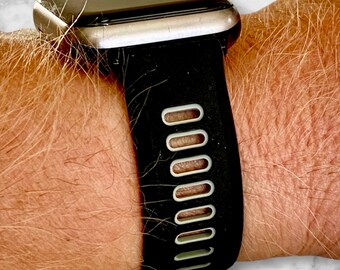 Silicone Sport Watchband For Apple Watch / Team Colors