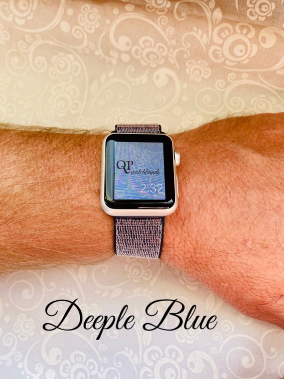 apple watch blue sport loop
