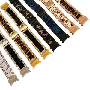 Bracelet de montre en résine inoxydable pour Samsung Galaxy : 20 mm