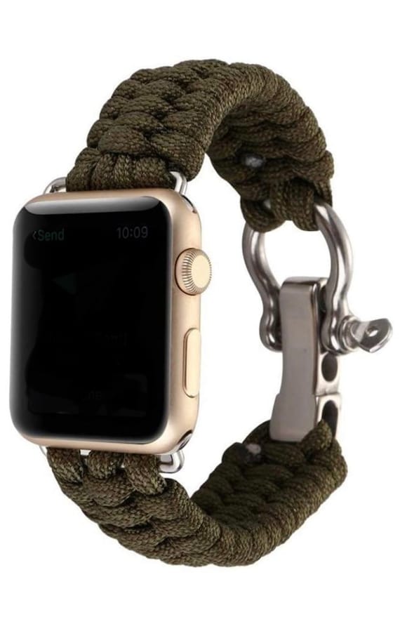 Apple Watch Band Army Green Paracord 