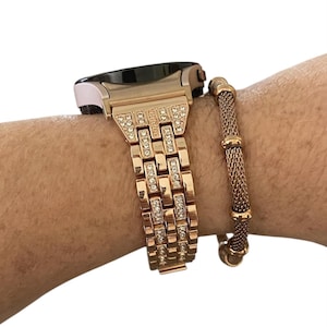 Samsung Galaxy Rhinestone Watch Band & Bracelet Set - Silver, Gold, Rose Gold