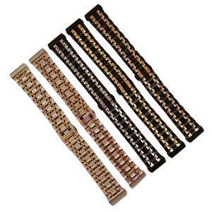 Stainless Steel 20MM Watchband Compatible with Fitbit Versa Watch : Color Options image 4