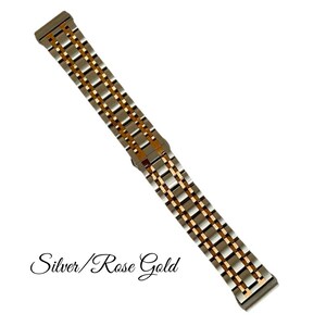 Stainless Steel 20MM Watchband Compatible with Fitbit Versa Watch : Color Options image 6
