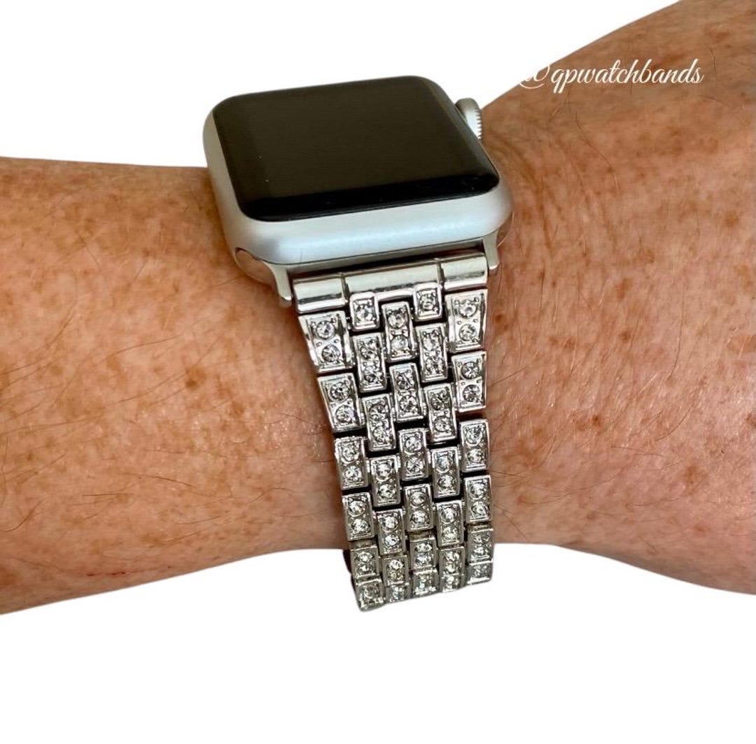 Apple Watch Band Rhinestone Watchband Silver-gold-black-rose
