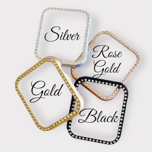 Funda brillante para Apple Watch / Plata-Oro-Negro-Oro rosa / Sin protección de pantalla