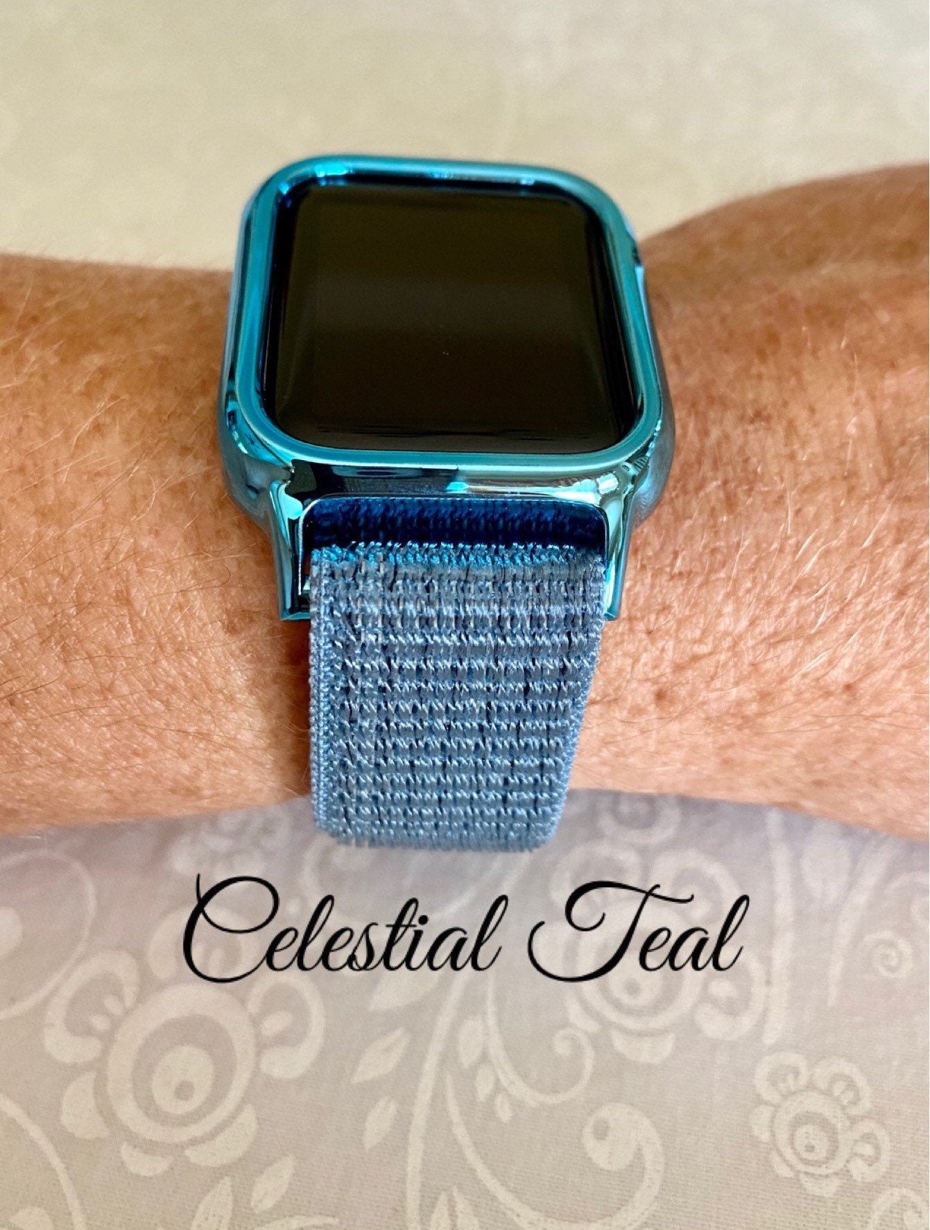 Apple watch celestial teal band Clearance
