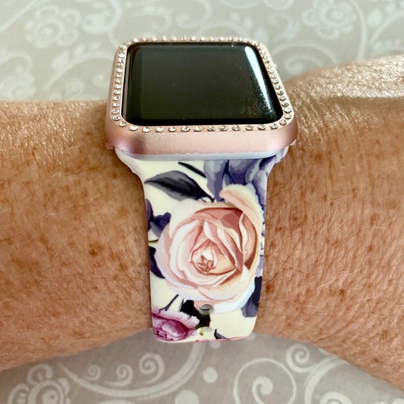 Rose gold silicone apple watch band new arrivals