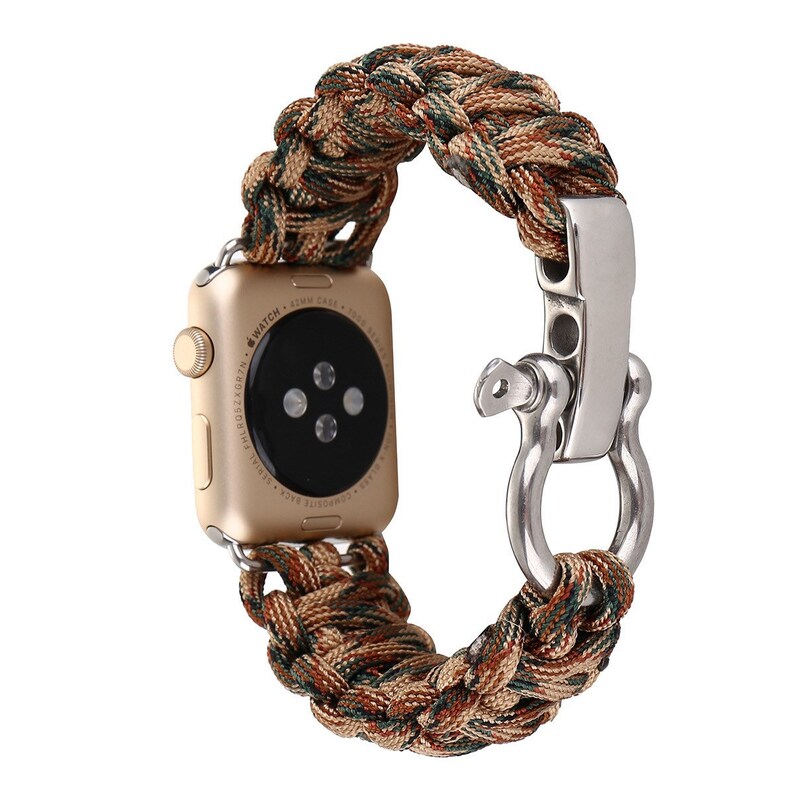 Apple Watch Band Forest Camo Paracord Nylon Band 38MM 40MM Etsy