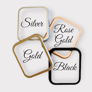 Funda protectora para Apple Watch / Plata-Oro-Negro-Oro rosa / Sin protección de pantalla