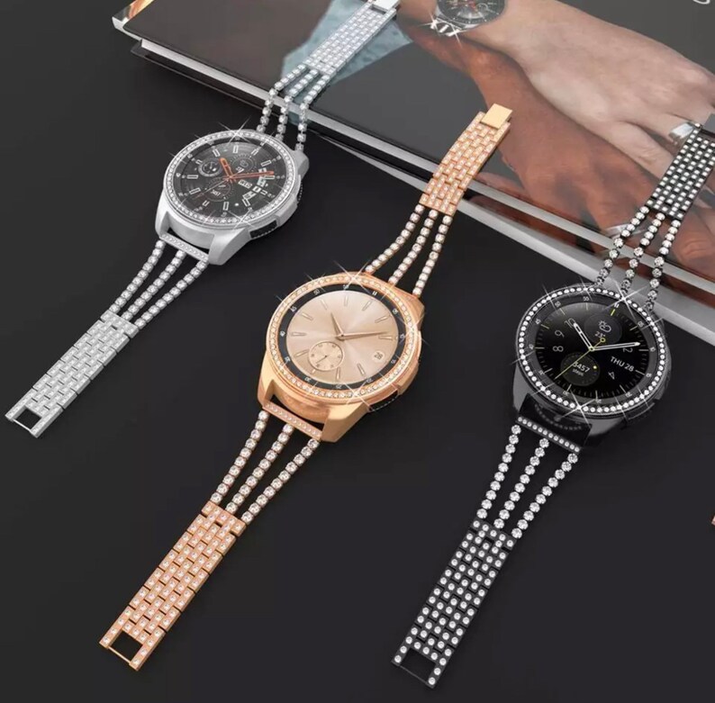 Samsung Galaxy Watch Case 46MM Bezel Bling Ring Adhesive Cover | Etsy