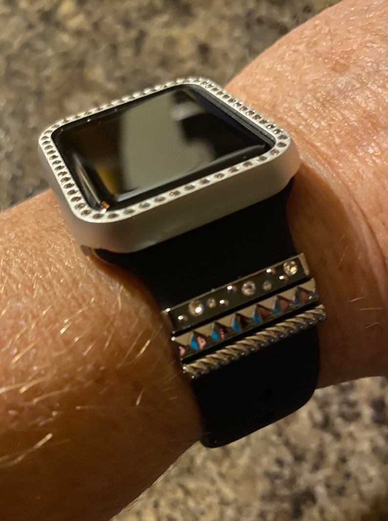 Apple Watch Band Accessoriessilver Decorative Charms for Etsy