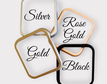 Apple Watch Case Aluminum Silver, Gold, Black, Rose Gold Bumper 38 40 41 42 44 45 49MM Series 1-9 SE Men-Women No Screen Protection