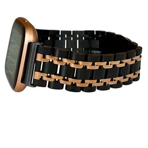 Stainless Steel 20MM Watchband Compatible with Fitbit Versa Watch : Color Options image 3