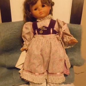 1987 Zapf Creation Ect Leder Collete Designer Doll Munchen 201/500 Brinitte Zapf