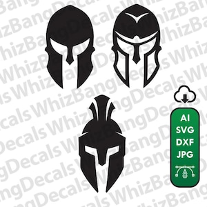 Spartan Helmet Cut Files: Molon Labe, Cricut & Silhouette (Digital Download)