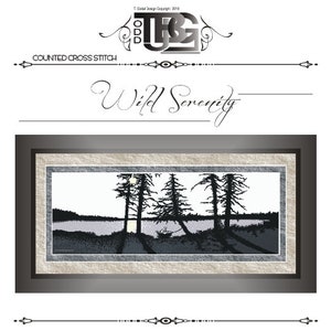 Wild Serenity.   Counted Cross Stitch Pattern